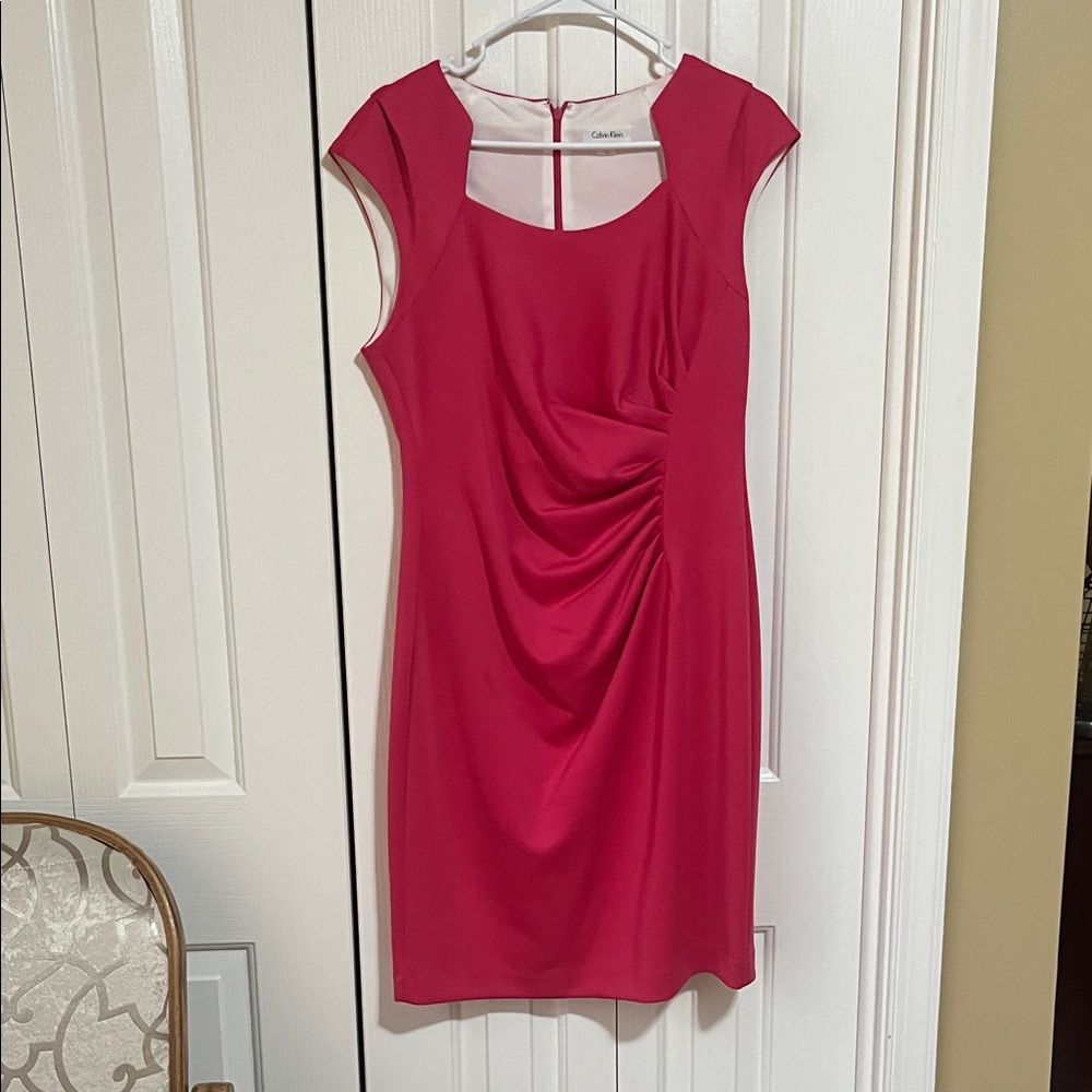 Calvin Klein Fuchsia Mini Dress